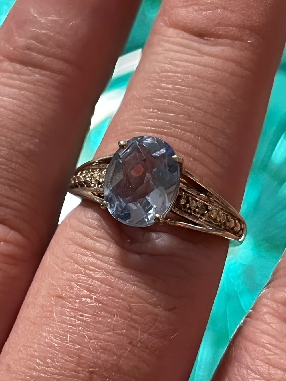 Chuck Clemency Sterling Silver 925 Lab-grown Alexandrite Solitaire Ring 6.75